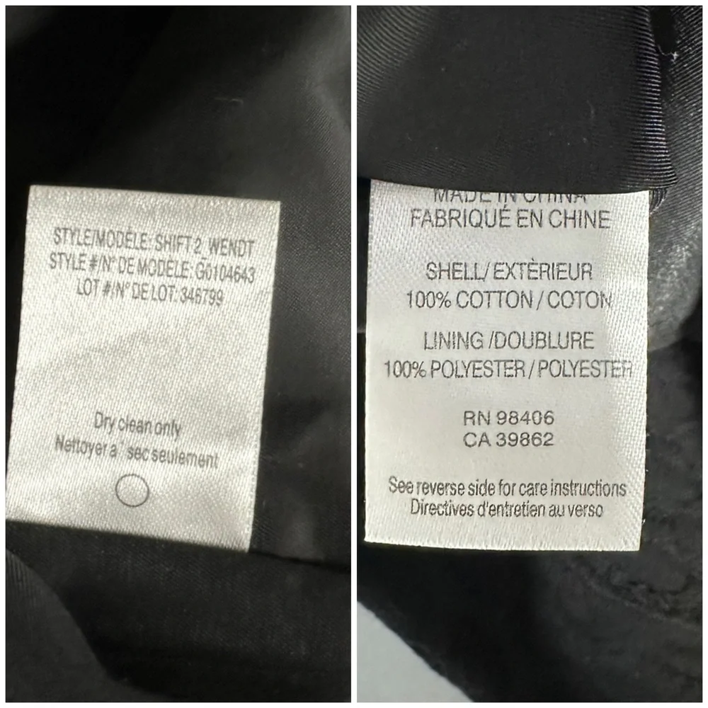 ⭐️Theory Shift 2 Wendt Textured Black Dress [CL3-17] - Picture 7 of 7